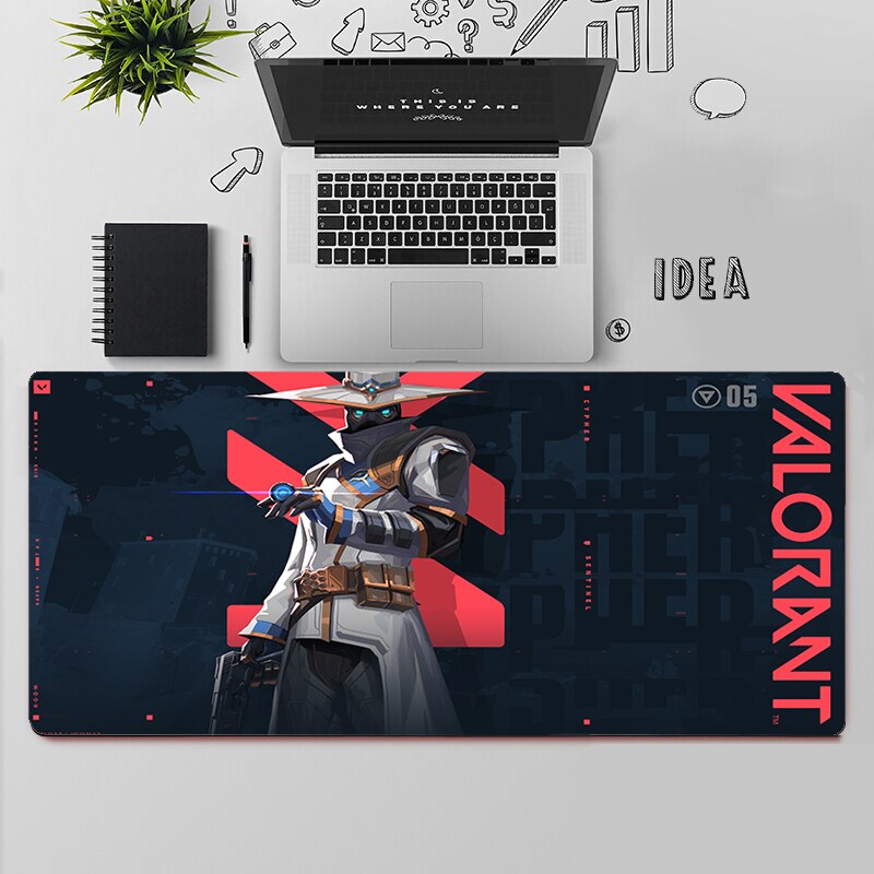 Valorant Cypher Mousepads | Valorant Gaming Desk Mat Collection