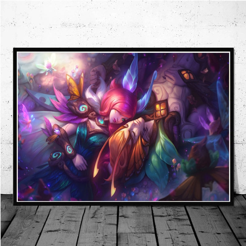 "Eternal Forest / Empress" Series 2 Poster - Canvas Painting - League of Legends Fan Store