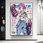 Arcane Series Jinx / Vi Fashion Magazine Poster - Canvas Painting - League of Legends Fan Store