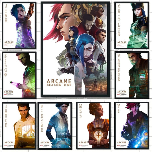 League of Legends Arcane Series Diamond Art Mosaic - League of Legends Fan Store