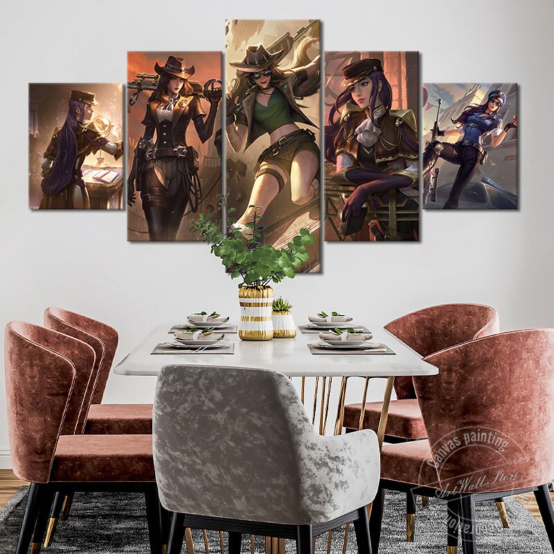 Caitlyn Poster - Canvas Painting 2 - League of Legends Fan Store
