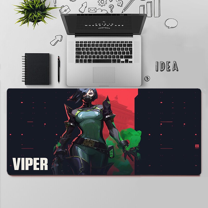 Valorant Viper Desk Mats | Valorant Gaming Mousepads | Gift For Agent Viper Player