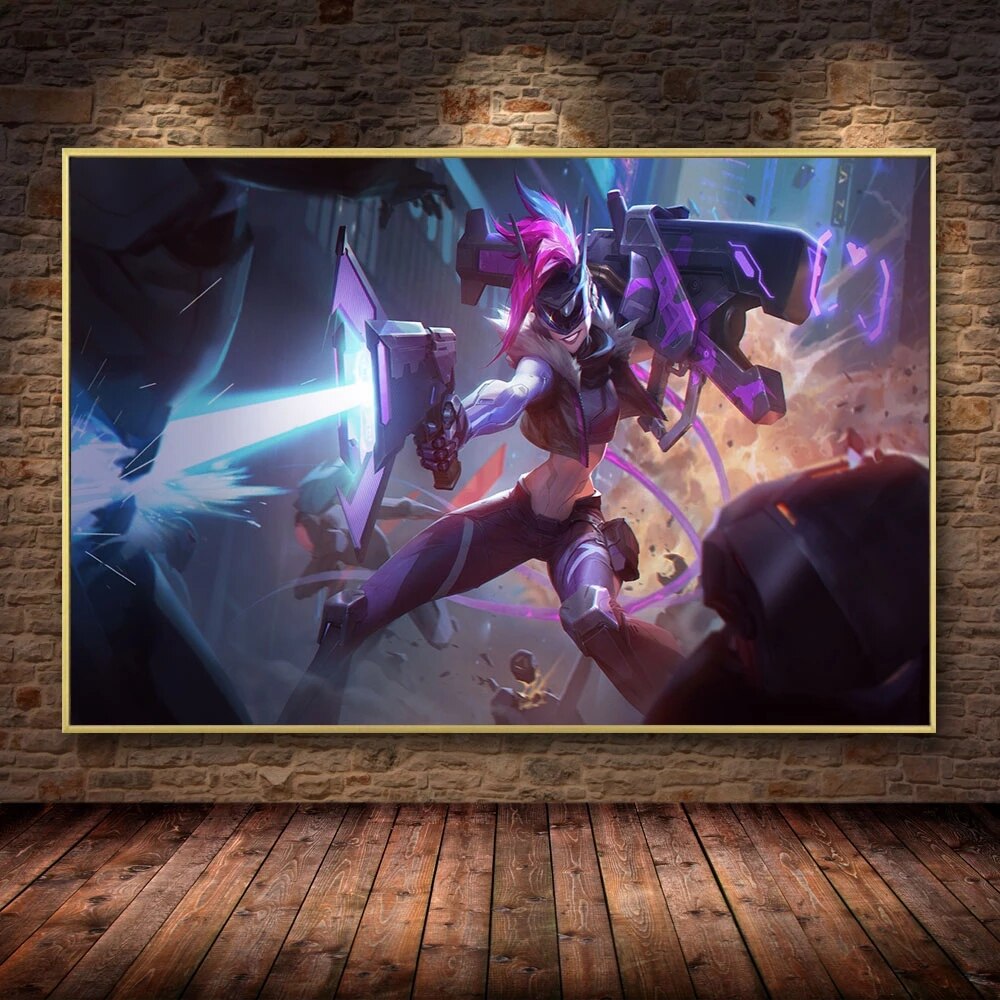 "Source Plan"  Poster - Canvas Painting Series 1 - League of Legends Fan Store