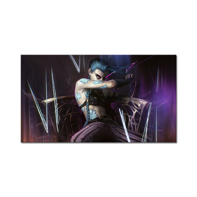 Arcane Jinx Poster - Canvas Painting - League of Legends Fan Store