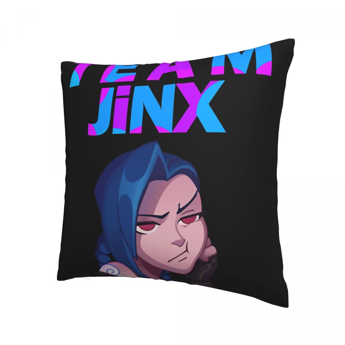 Team Jinx Throw Pillow Case Arcane - League of Legends Fan Store