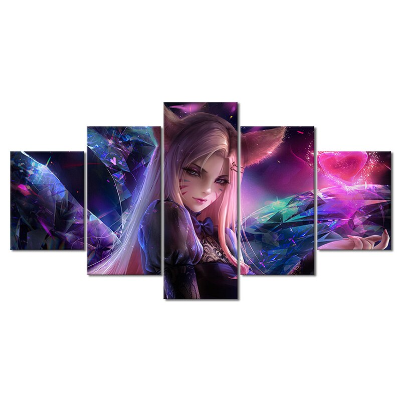 K/DA Ahri Sexy Poster - Canvas Painting - League of Legends Fan Store