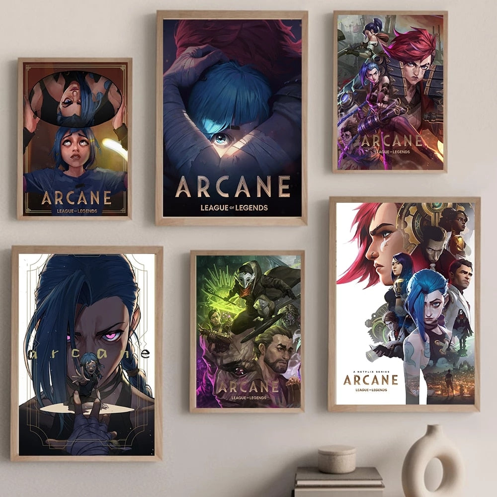 "The First Animated Drama Arcane" Series 2 Poster - Canvas Painting - League of Legends Fan Store