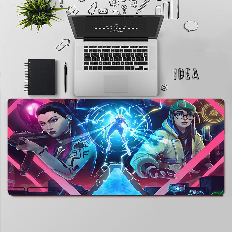 Valorant Reyna Desk Mats | Valorant Gaming Mousepads | Gift For Agent Reyna Player