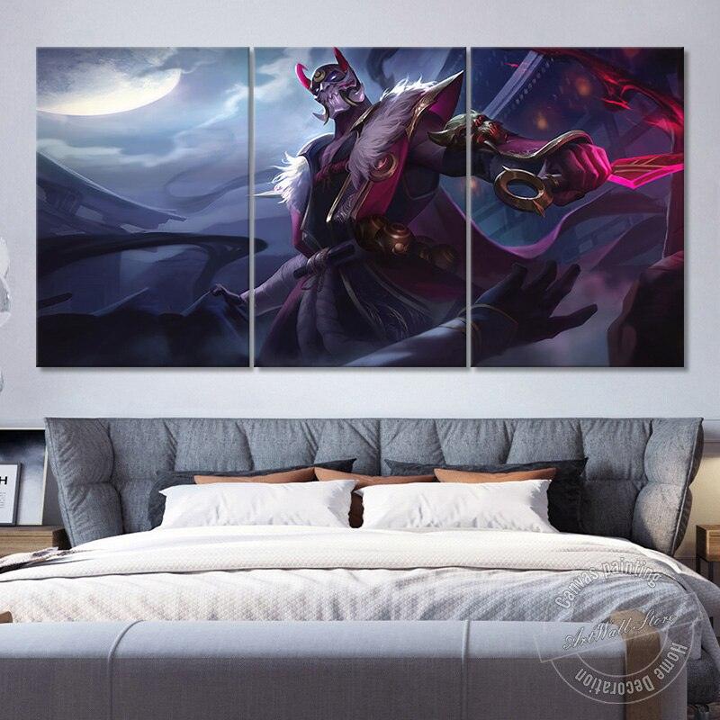 "Blood Moon" Pyke Poster - Canvas Painting - League of Legends Fan Store