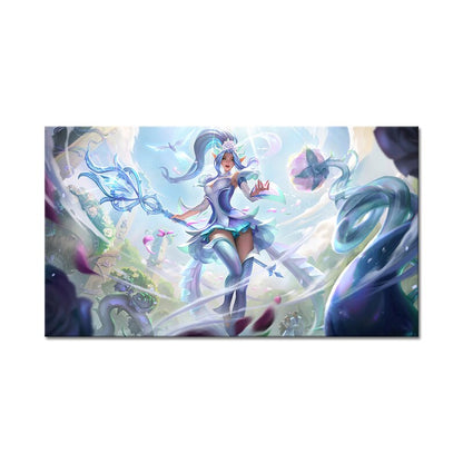 "Crystal Rose" Janna Poster - Canvas Painting - League of Legends Fan Store