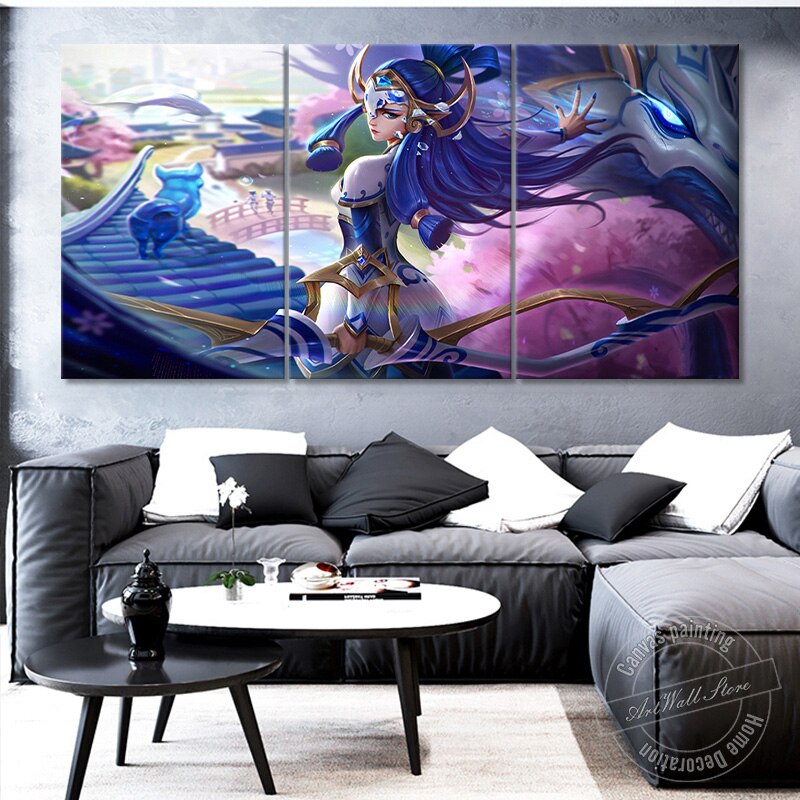 Kindred Ezreal Lux Poster - Canvas Painting - League of Legends Fan Store