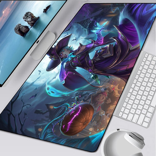LoL Cassiopeia Gaming Mousepads, Bewitching, Mythic Cassiopeia, Coven , Spirit Blossom Cassiopea, Siren Cassiopeia,  League of Legends Deskmat Gift