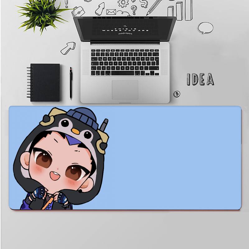 Valorant All Agents Cute Gaming Mousepad Collection ll - Brimstone Chamber Skye Phoenix Yoru Kay/O Breach Cypher Mousepads - Valorant Gift