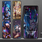 Collection 2 Black Soft Case For Samsung Galaxy S21 Ultra S20 FE Plus S10 Lite S9 S8 S10e S7 Edge A52 A51 A12 Phone Cover Arcane Hot Anime - League of Legends Fan Store