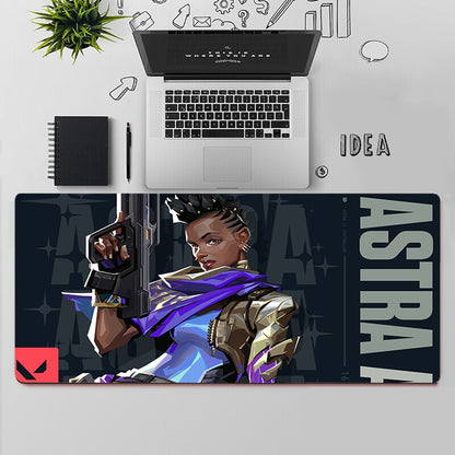 Valorant Astra Mousepads | Valorant Gaming Desk Mat Collection