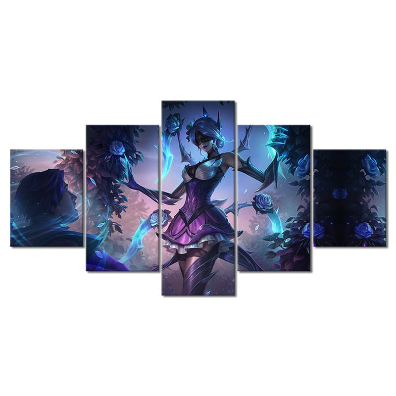 "Withered Rose" Elise Poster - Canvas Painting - League of Legends Fan Store