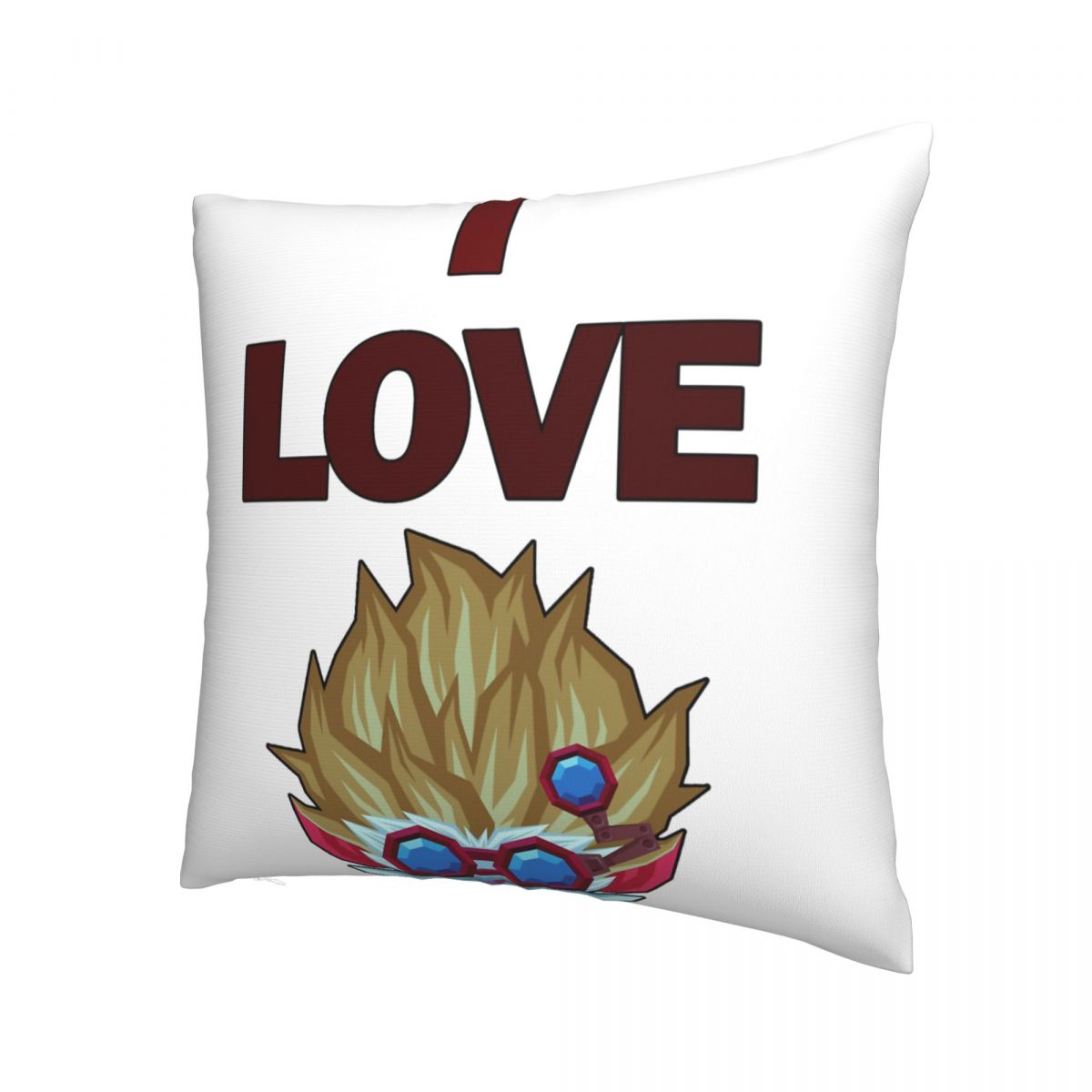 I Love Heimerdinger Throw Pillow Case - League of Legends Fan Store
