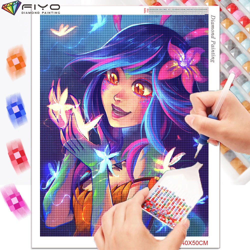 Diamond Art Mosaic -- Neeko Zoe - League of Legends Fan Store