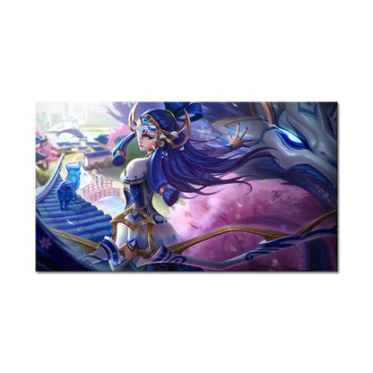 Kindred Ezreal Lux Poster - Canvas Painting - League of Legends Fan Store