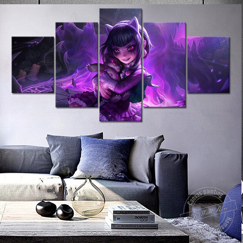 Goth Annie Poster - Canvas Painting - League of Legends Fan Store