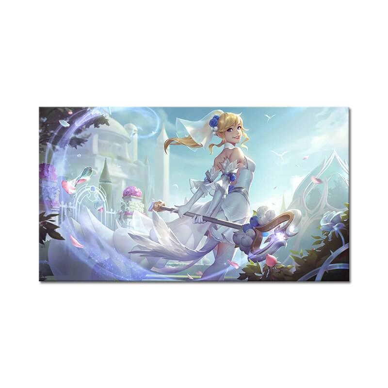 "Crystal Rose" Lux Poster - Canvas Painting - League of Legends Fan Store