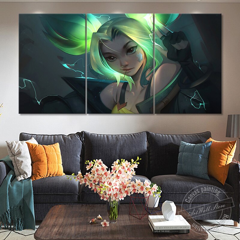 Zeri Poster - Canvas Painting - League of Legends Fan Store