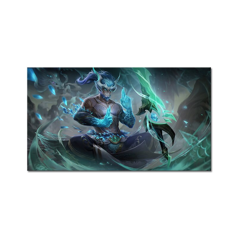 Master Yi "Zephyr Dragon" Poster - Canvas Painting - League of Legends Fan Store