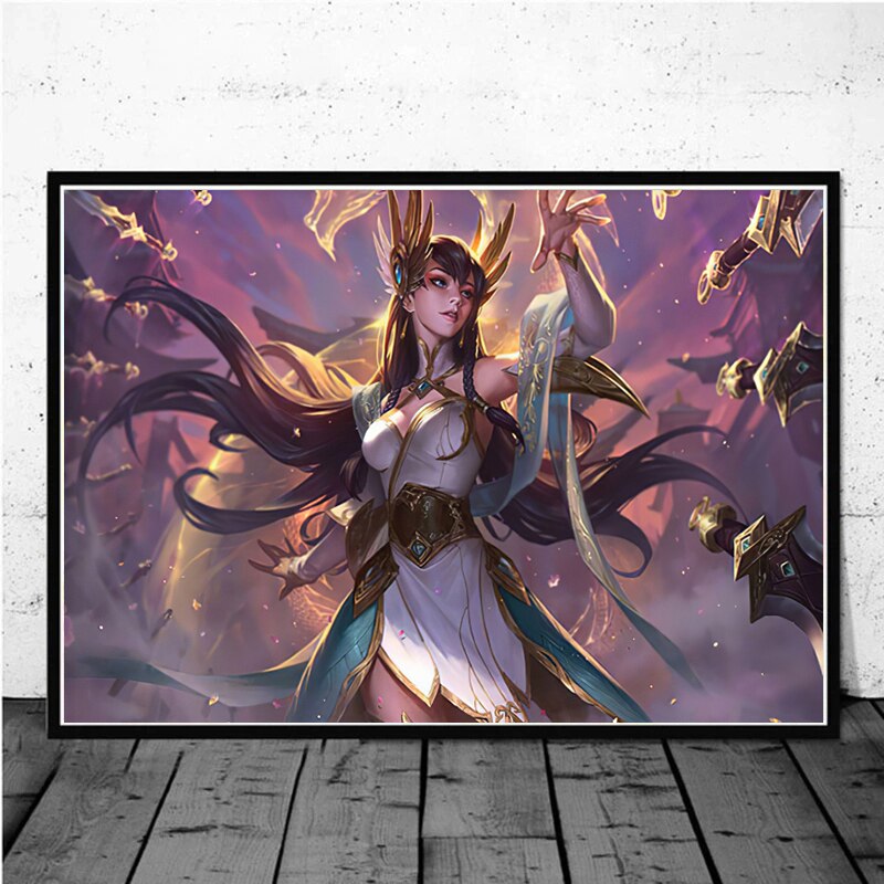 "Eternal Forest / Empress" Series 2 Poster - Canvas Painting - League of Legends Fan Store