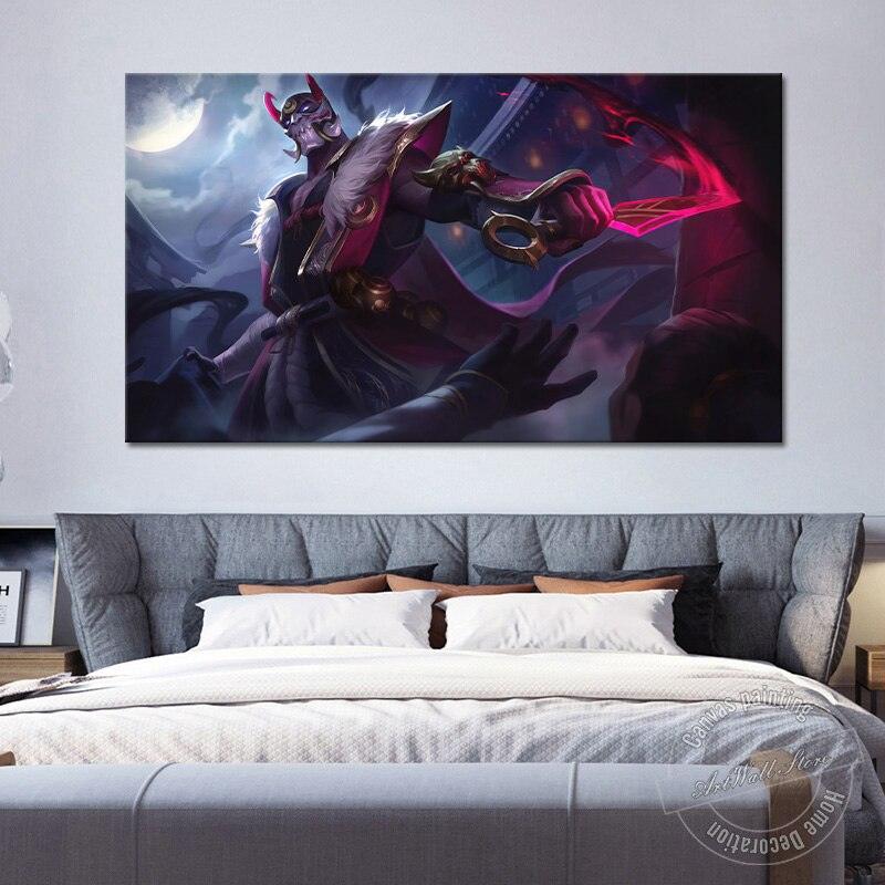 "Blood Moon" Pyke Poster - Canvas Painting - League of Legends Fan Store