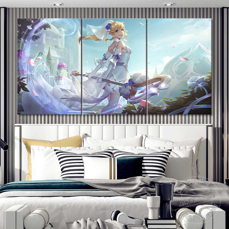 "Crystal Rose" Lux Poster - Canvas Painting - League of Legends Fan Store