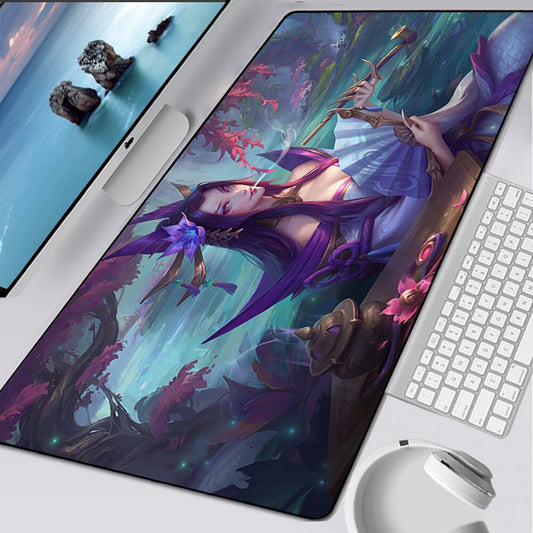LoL Cassiopeia Mousepad Collection, Coven, Spirit Blossom Cassiopea, Eternum Cassiopeia, Jade Fang Cassiopeia, League of Legends Deskmat Gift