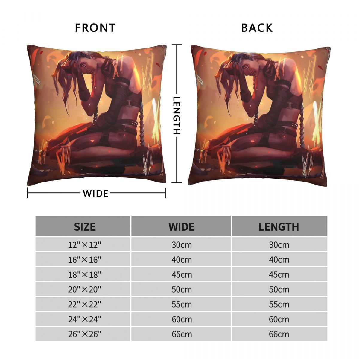 Tell Me Why Pillowcase Arcane - League of Legends Fan Store