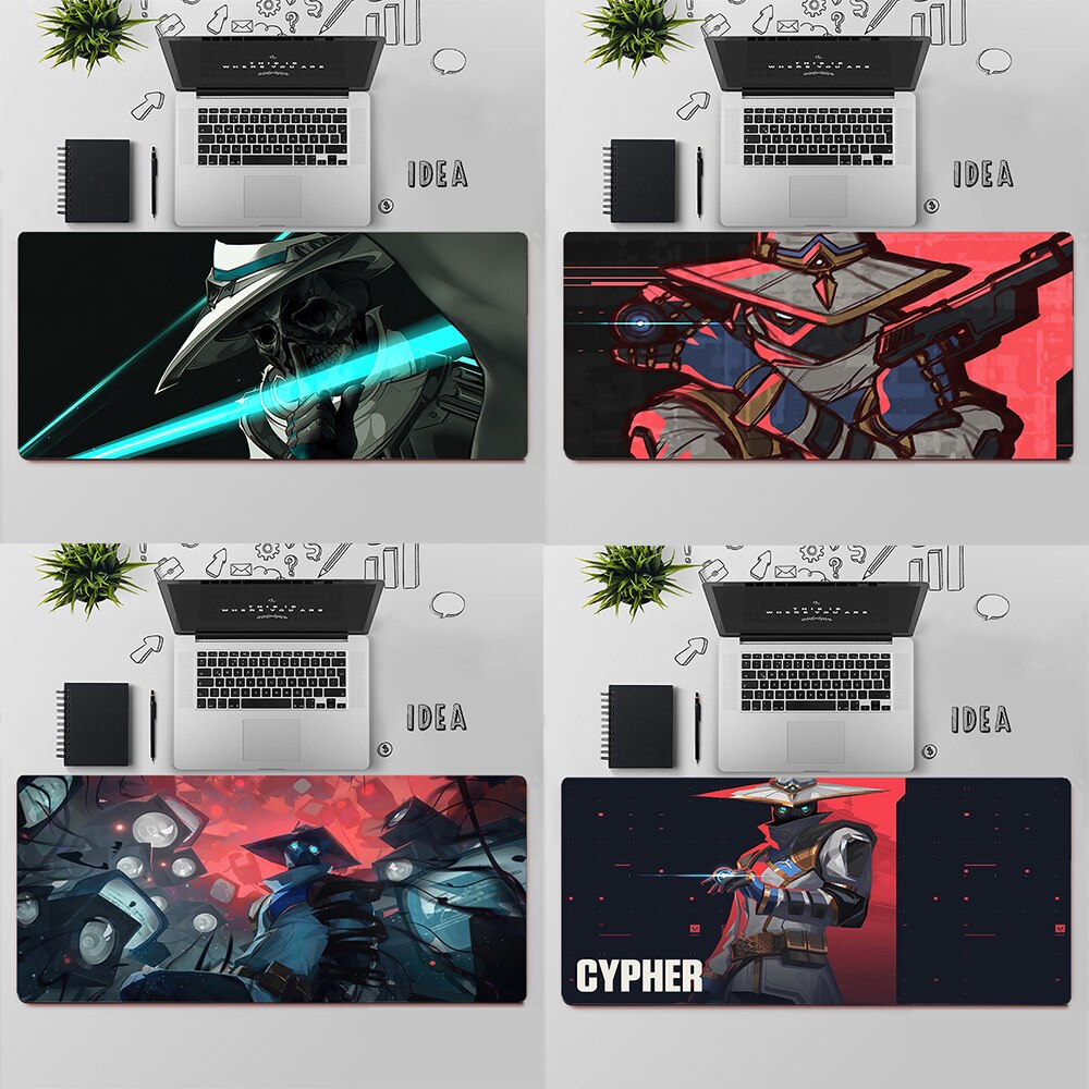 Valorant Cypher Desk Mats | Valorant Gaming Mousepads | Gift For Agent Cypher Player