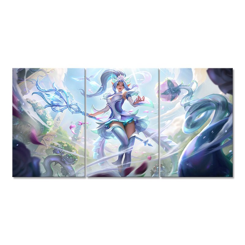 "Crystal Rose" Janna Poster - Canvas Painting - League of Legends Fan Store