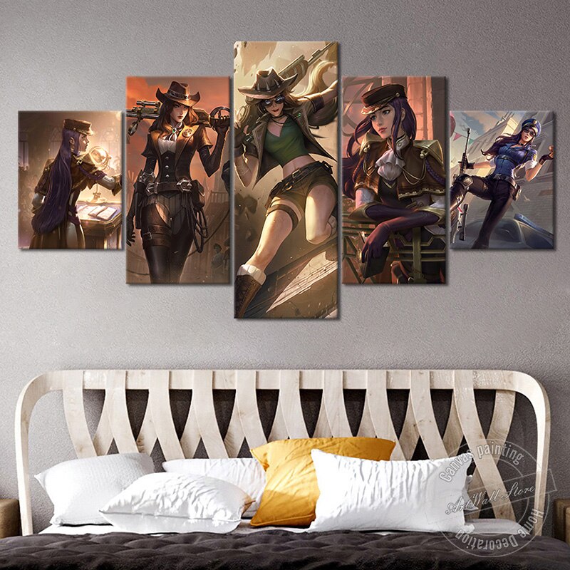Caitlyn Poster - Canvas Painting 2 - League of Legends Fan Store