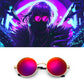 K/da Cosplay Evelynn Red Sunglasses - League of Legends Fan Store