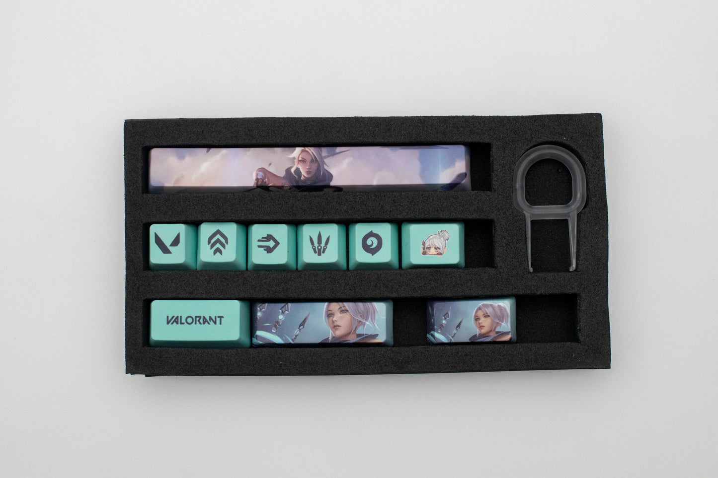 Valorant Jett Custom Keycaps -  Best Gift for Valorant Player - Gamer Keycap Series