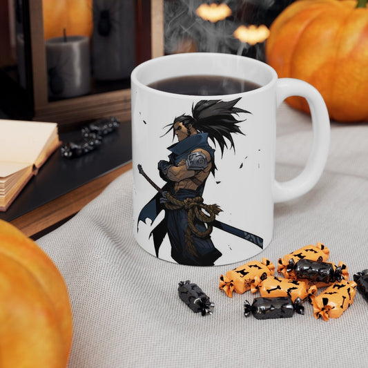 Yasuo Highnoon Nightbringer Projects Odyssey League Of Legends LOL Personalizable Mugs Arcane Riot Games - League of Legends Fan Store